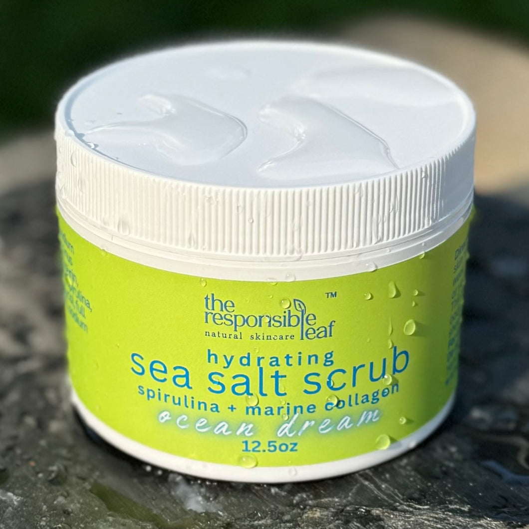 EN RUPTURE DE STOCK gommage clarifiant au sel marin 12oz (menthe eucalyptus)