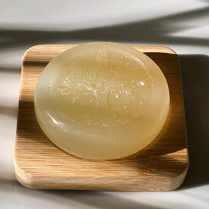 wood soap dish (circle or square) for cleansing face bars